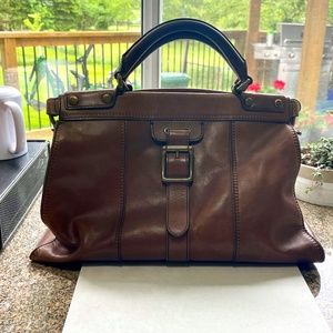 Fossil Leather Satchel